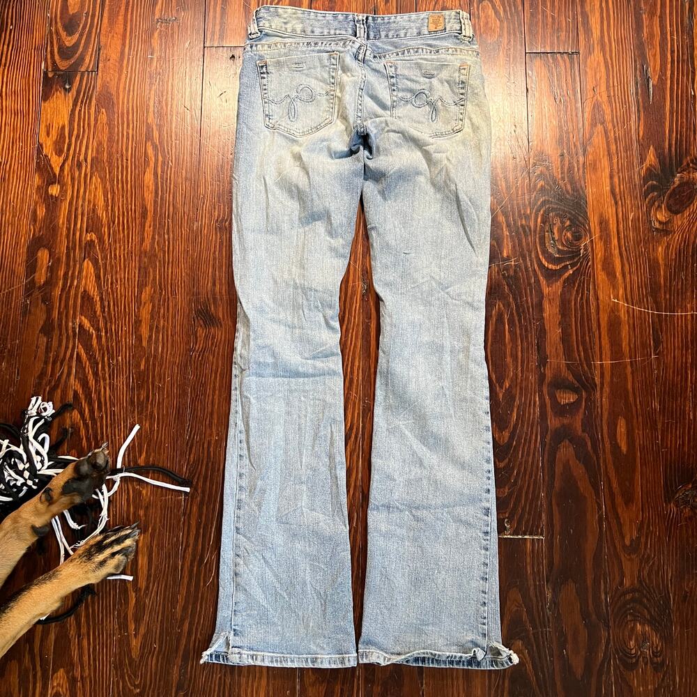 GUESS 27 Y2K Bootcut Jeans Blue Low Rise - Picture 3 of 9